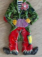Neliela Izmēra Klauna Figūra, Liekama pie Sienas (5573) - Image 3
