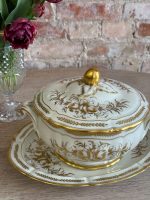 "Limoge" Porcelāna Terīne ar Šķīvi, Vidēji Liela Izmēra (5640) - Image 3