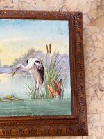 Koka Paplāte ar Flīzi ar Stārķu Motīvu un Parakstu, Maza Izmēra (4165) - Image 5