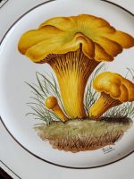 3gab sienas šķīvji, apgleznoti ar sēņu motīviem (7082) - Image 5