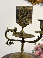 Sērkociņu Turētājs un Svečturis Vienai Svecei, Maza Izmēra (5078) - Image 5