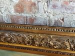 Antique Still Life and Pastoral Painting with Sheep Herd in a Gold Frame (large framed pastoral sheep herd oil painting) - Image 7