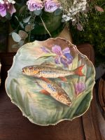 Porcelāna Šķīvji, Francija "Limoge", Zivs Motīvs (3600) - Image 5