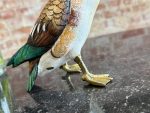 Wooden bird with bronze detailing, small size (7100) - Image 8