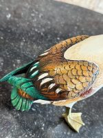 Wooden bird with bronze detailing, small size (7100) - Image 9