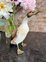 Wooden bird with bronze detailing, small size (7100) - Image 3