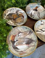 Porcelāna Šķīvji ar Putnu Motīviem, 6 gabali (3581) - Image 5