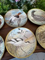 Porcelāna Šķīvji ar Putnu Motīviem, 6 gabali (3581) - Image 3