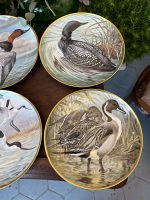 Porcelāna Šķīvji ar Putnu Motīviem, 6 gabali (3581) - Image 4