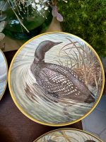 Porcelāna Šķīvji ar Putnu Motīviem, 6 gabali (3581) - Image 9