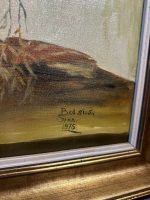 Liela Izmēra Glezna ar Ziediem Vāzē, Vidēji Viegla Pēc Svara (5039) - Image 3