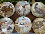 Porcelāna Šķīvji ar Putnu Motīviem, 6 gabali (3581) - Image 2