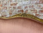 Liels dīvāns ar zelta krāsas detaļām BOIS DORÉ NAPOLEON III LOUIS XV BANQUETTE (645) - Image 13