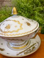 Porcelāna trauks ar vāku un šķīvi, "Limoge" (2883) - Image 8