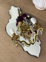 Bra ar kristāliņiem, pamatnē Spogulis ar facetu, Neliela izmēra (6047) - Image 2