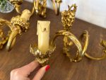 Prächtige Wandleuchte mit 3 Köpfen, 3 Stück verfügbar (4545) – Bild 7