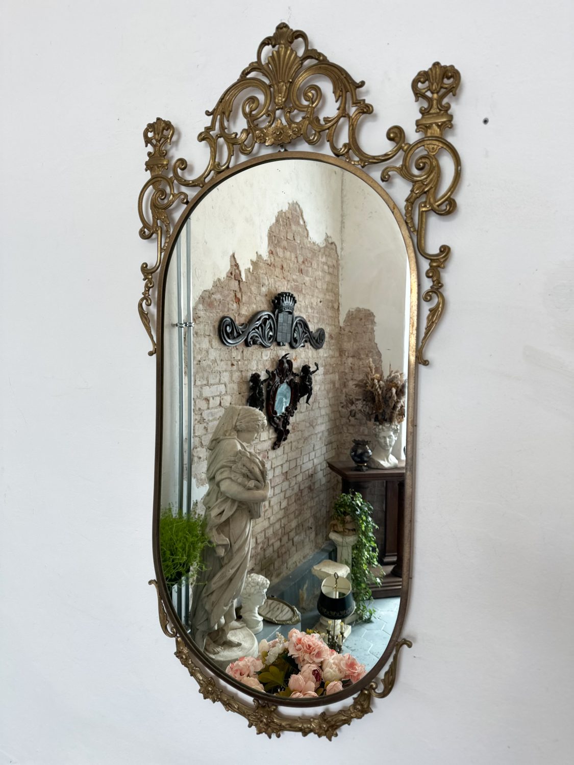 Spogulis ar Metāla Rāmi, Vidēja Izmēra, Vidēji Smags (4639) - Image 1