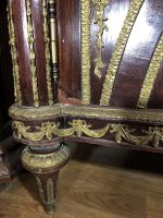 Ļiela izmēra Monumentāla Kumode ar Bronzas Appliqué un Melnu Marmoru — Boulle stils, Francija, 19.gs. (200) - Image 12