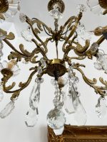 Bronzas Lampa ar Kristāliem, Vidēja Izmēra, 5 Spuldzes (3433) - Image 2