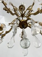 Bronzas Lampa ar Kristāliem, Vidēja Izmēra, 5 Spuldzes (3433) - Image 15