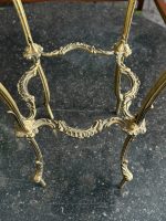 Bronzas Puķu Galdiņš ar Spoguļa Virsmu — Luija XV stils, Francija, ap 1880–1910 (6338) - Image 12