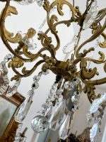 Bronzas Lampa ar Kristāliem, Vidēja Izmēra, 5 Spuldzes (3433) - Image 13
