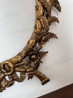 Grezns un liela izmēra antīks franču koka rāmis zelta krāsā — Napoleona III stils, 19. gs. (antique french large gilt wood frame) (4636) - Image 13
