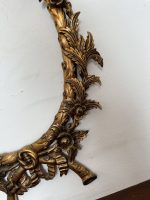 Grezns un liela izmēra antīks franču koka rāmis zelta krāsā — Napoleona III stils, 19. gs. (antique french large gilt wood frame) (4636) - Image 11
