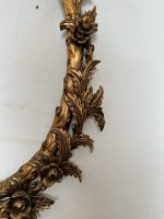 Grezns un liela izmēra antīks franču koka rāmis zelta krāsā — Napoleona III stils, 19. gs. (antique french large gilt wood frame) (4636) - Image 12