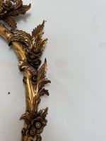 Grezns un liela izmēra antīks franču koka rāmis zelta krāsā — Napoleona III stils, 19. gs. (antique french large gilt wood frame) (4636) - Image 15