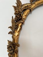 Grezns un liela izmēra antīks franču koka rāmis zelta krāsā — Napoleona III stils, 19. gs. (antique french large gilt wood frame) (4636) - Image 7