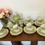 antique porcelain tea set