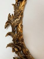 Grezns un liela izmēra antīks franču koka rāmis zelta krāsā — Napoleona III stils, 19. gs. (antique french large gilt wood frame) (4636) - Image 6