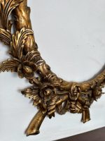 Grezns un liela izmēra antīks franču koka rāmis zelta krāsā — Napoleona III stils, 19. gs. (antique french large gilt wood frame) (4636) - Image 3