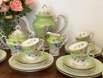 Porcelāna tējas un kafijas servīze 12 personām — vēsturiskā historisma stilā, (Porcelain Tea and Coffee Service for 12 Persons — Historism Style) (4562) - Image 3