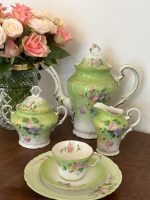 Porcelāna tējas un kafijas servīze 12 personām — vēsturiskā historisma stilā, (Porcelain Tea and Coffee Service for 12 Persons — Historism Style) (4562) - Image 6