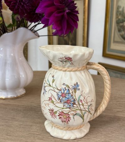 Art Nouveau fajance kande "Bleuets" (Kornblomster) – K&G Lunéville