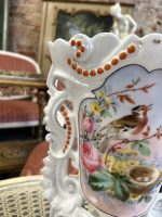 Porcelāna Vāze ar Ziedu Motīviem, Vidēji Liela Izmēra (43870) - Image 6