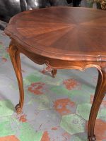 Extendable Dining Table with Sunburst Inlay and Cabriole Legs — Louis XV, France, c. 1890. (6338) - Image 9