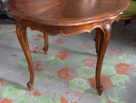 Extendable Dining Table with Sunburst Inlay and Cabriole Legs — Louis XV, France, c. 1890. (6338) - Image 5