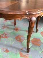 Extendable Dining Table with Sunburst Inlay and Cabriole Legs — Louis XV, France, c. 1890. (6338) - Image 13