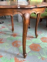 Extendable Dining Table with Sunburst Inlay and Cabriole Legs — Louis XV, France, c. 1890. (6338) - Image 14