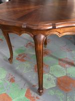 Extendable Dining Table with Sunburst Inlay and Cabriole Legs — Louis XV, France, c. 1890. (6338) - Image 15