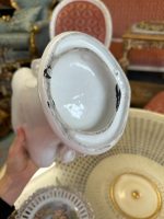 Porcelāna Vāze ar Ziedu Motīviem, Vidēja Izmēra, Smaga (4327) - Image 7