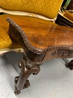 Riekstkoka Sienas Konsole ar Atvilktni — Rococo Chinoiserie, Francija/Beļģija, 19.gs. (5161) - Image 10