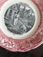 Četrpadsmit antīki Gien šķīvji — Žanna d'Arka (Fourteen Antique Gien Plates "Histoire de Jeanne d'Arc") (6963) - Image 11