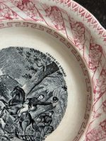 Četrpadsmit antīki Gien šķīvji — Žanna d'Arka (Fourteen Antique Gien Plates "Histoire de Jeanne d'Arc") (6963) - Image 13