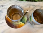 Porcelāna Krūzītes ar Govīm, 2 Krūzītes, 1 Šķīvītis (3573) - Image 5