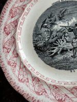 Četrpadsmit antīki Gien šķīvji — Žanna d'Arka (Fourteen Antique Gien Plates "Histoire de Jeanne d'Arc") (6963) - Image 15