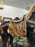 Zirga Figūra Melnā/Zelta Krāsā, Baroka/Neoklasicisma stils, Eiropas dekoratīvās skulptūras tradīcija, ap 20. gs. otrā puse Keramika, Vidēji Smaga, Vidēji Maza Izmēra (4193) - Image 10